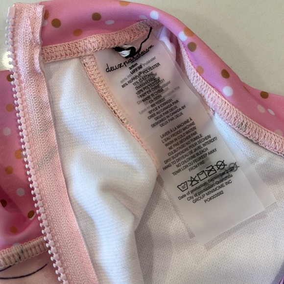 One Piece Long Sleeve Rashguard Printed Dragonflies | 3-6m - Picture 5 of 5